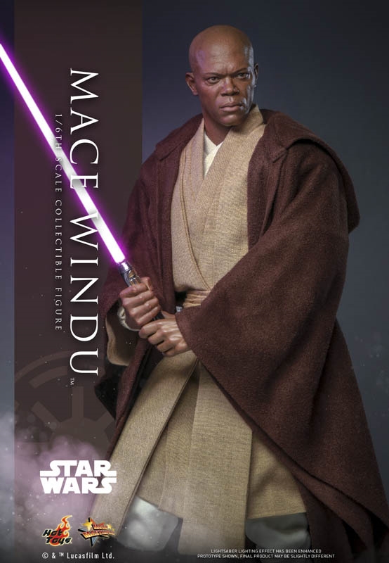 Mace Windu - Star Wars Episode II: Attack of the Clones - Hot Toys MMS681 1/6 Scale Figure