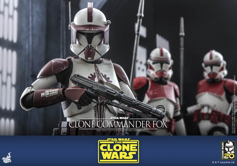 Clone Commander Fox - Star Wars: The Clone Wars - Hot Toys TMS103 1/6 ...