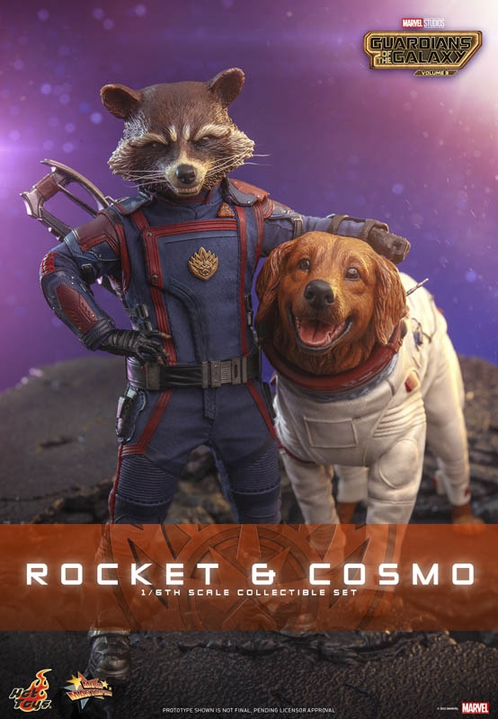 Rocket and Cosmo - Guardians of the Galaxy Vol. 3 - Hot Toys MMS708 1/6 Scale Figure