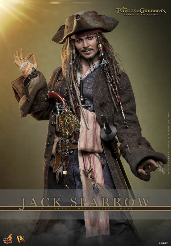 Jack Sparrow - Pirates of the Caribbean : Dead Men Tell No Tales - Hot Toys DX37 1/6 Scale Figure