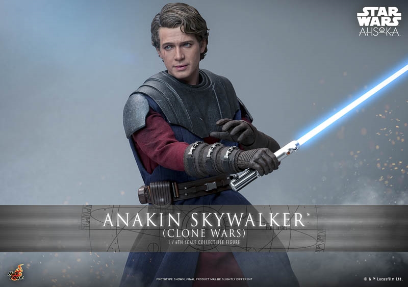 Anakin Skywalker - Star Wars: Ahsoka (Clone Wars) - Hot Toys TMS129 1/6 Scale Figure