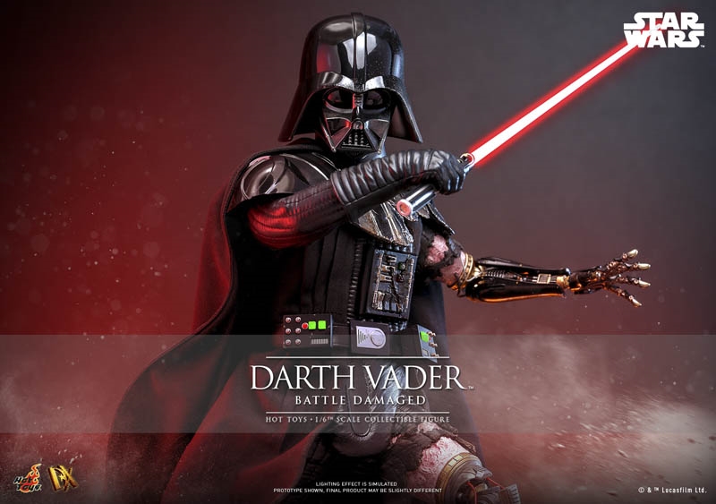 Darth Vader Battle Damaged  - Star Wars - Hot Toys DX44 1/6 Scale Figure