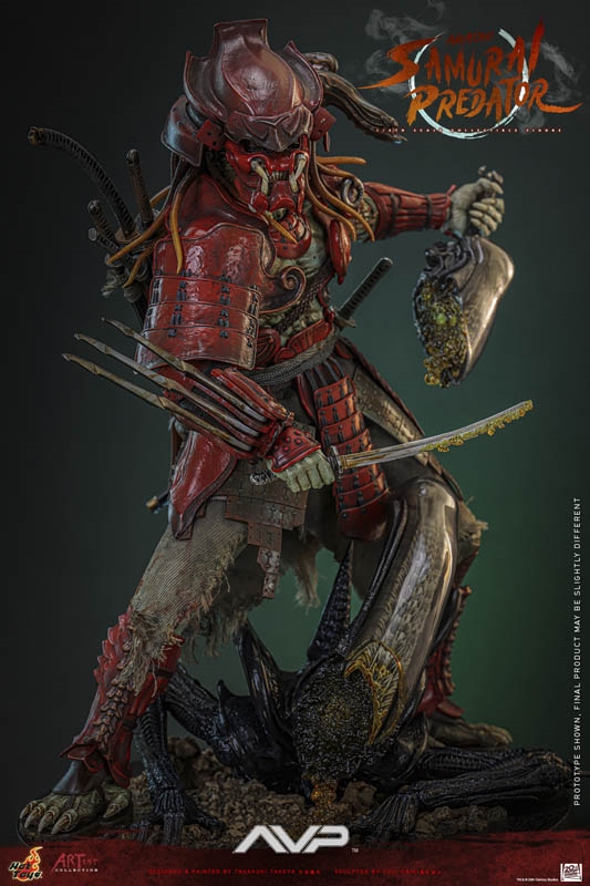 Akaoni Samurai Predator - Alien vs. Predator - Hot Toys AC06 1/6 Scale Figure