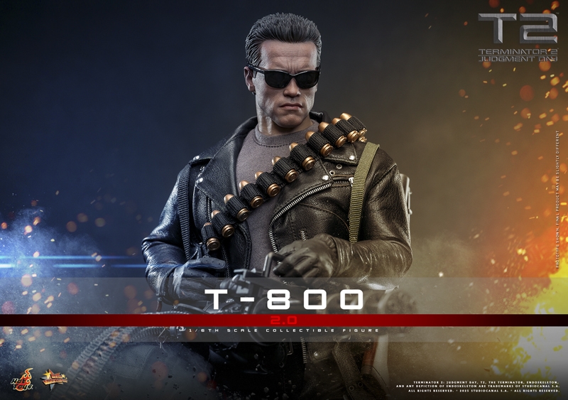 T-800 (2.0) - Terminator 2: Judgement Day - Hot Toys TMS153 1/6 Scale Figure