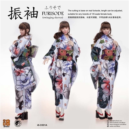 Furisode Clothing Set - Cat Version - i8 1/6 Scale Accessory Set