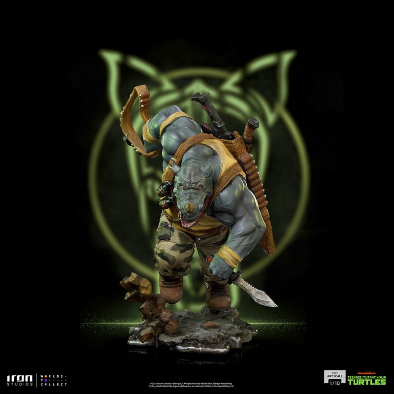 Rocksteady - Teenage Mutant Ninja Turtles - Iron Studios 1/10 Scale Statue