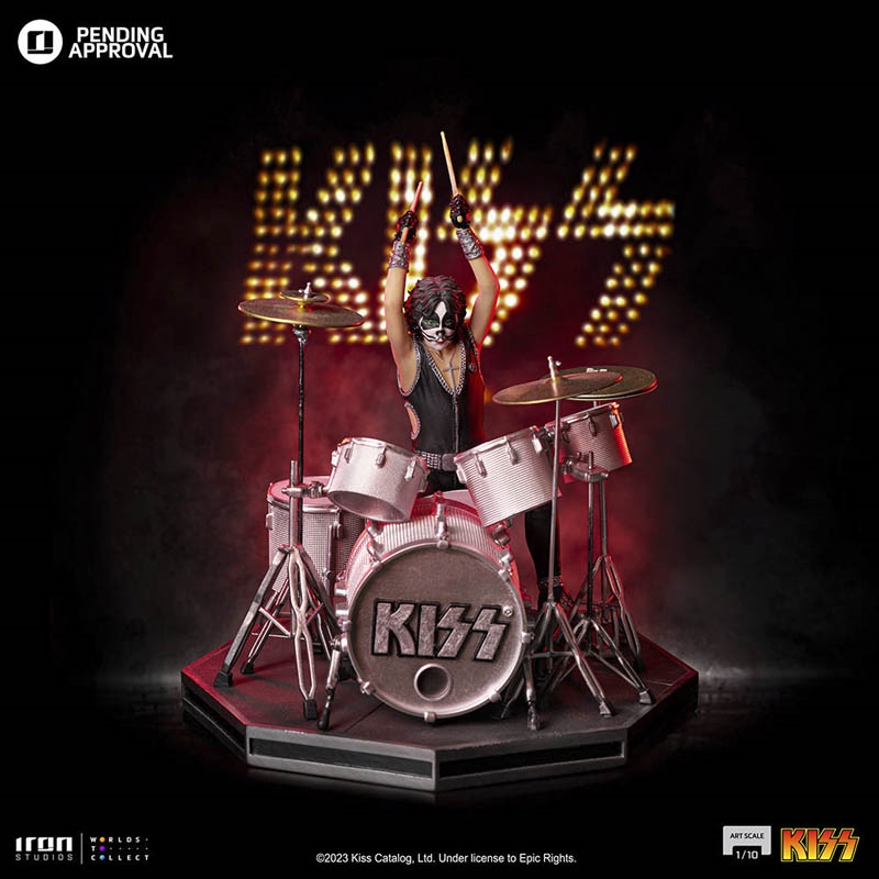 Peter Criss - Kiss - Iron Studios 1/10 Scale Statue