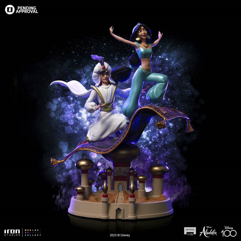 Aladdin and Jasmine - Iron Studios 1/10 Scale Statue