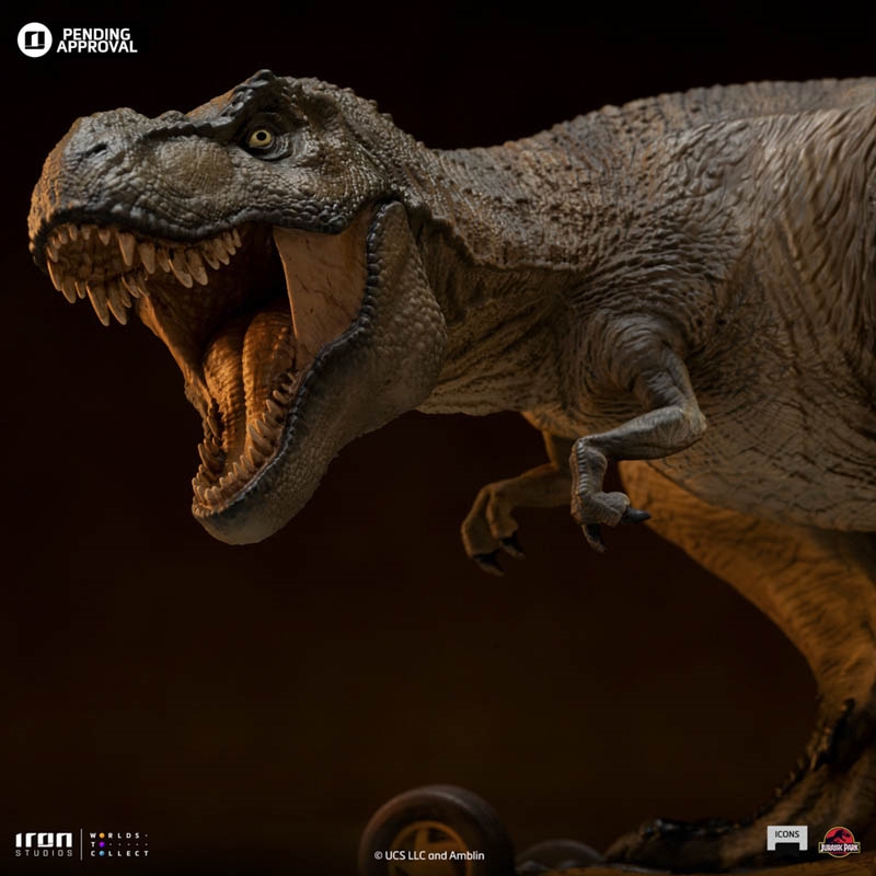 T-Rex Attack - Jurassic Park - Iron Studios Minico  Collectible Figure