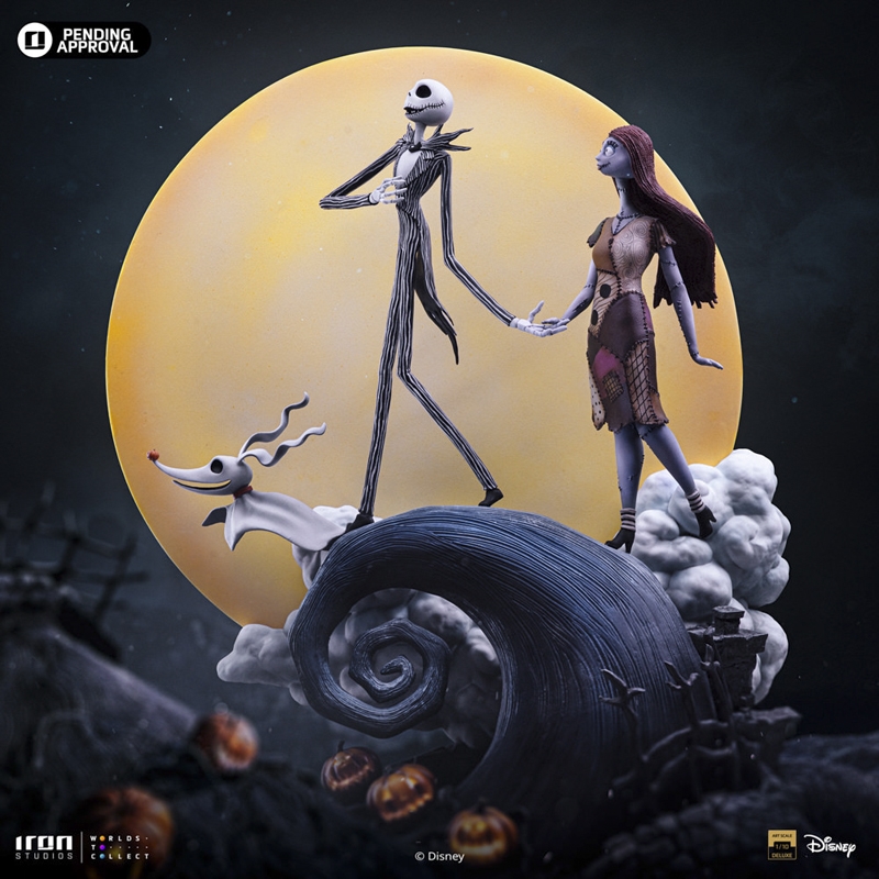 Jack and Sally Deluxe - Nightmare Before Christmas - Iron Studios 1/10 Statue