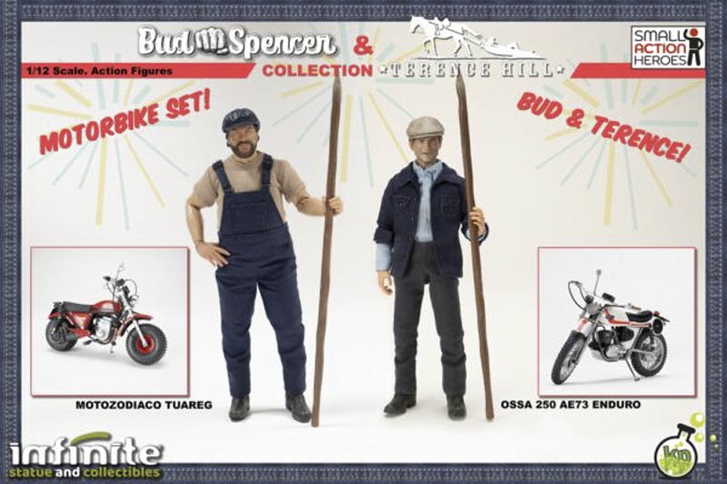 Bud Spencer and Terence Hill Cycle Set - Infinite Statue 1/12 Scale Figure  Set