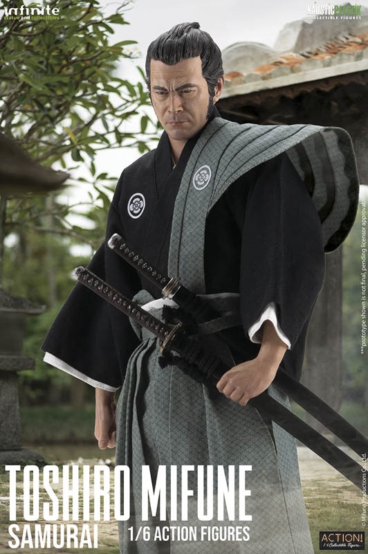 Toshiro Mifune Samurai - Infinite Statue x Kaustic Plastik 1/6 Scale Figure