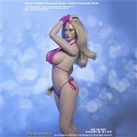 Large Bust Caucasian Suntan Seamless Body With Detachable Foot 3.0 - Jiaou Doll 1/6 Scale Figure