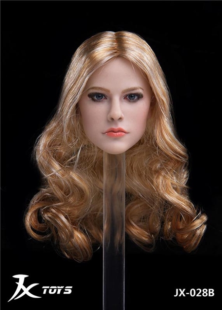 Custom Female Head - JX Toys 1/6 Scale Figure