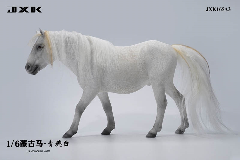 Mongolian Horse - Standing Version A - Version 3 - JXK 1/6 Scale Model