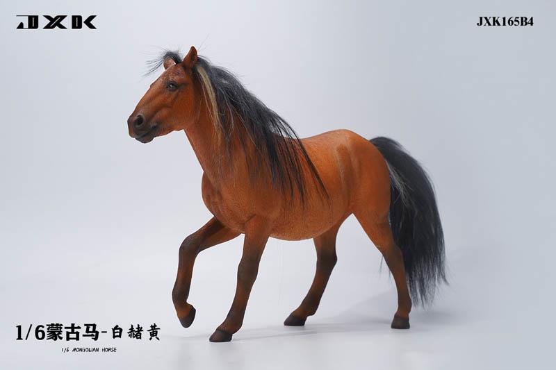 Mongolian Horse - Prancing Version B - Version 4 - JXK 1/6 Scale Model