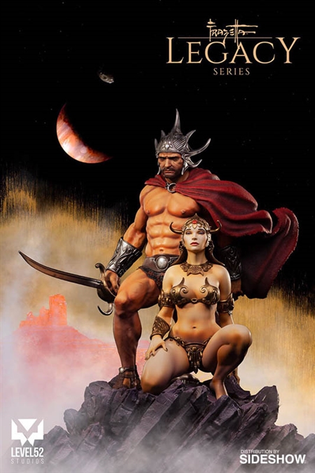 Swordsman of Mars - Frazetta Legacy Series - 1/4 Scale Polystone Statue