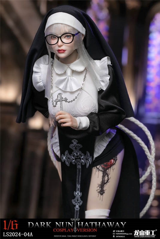 Dark Sister Cosplay White Version - Longshan Heavy Industry 1/6 Scale Accessory Set