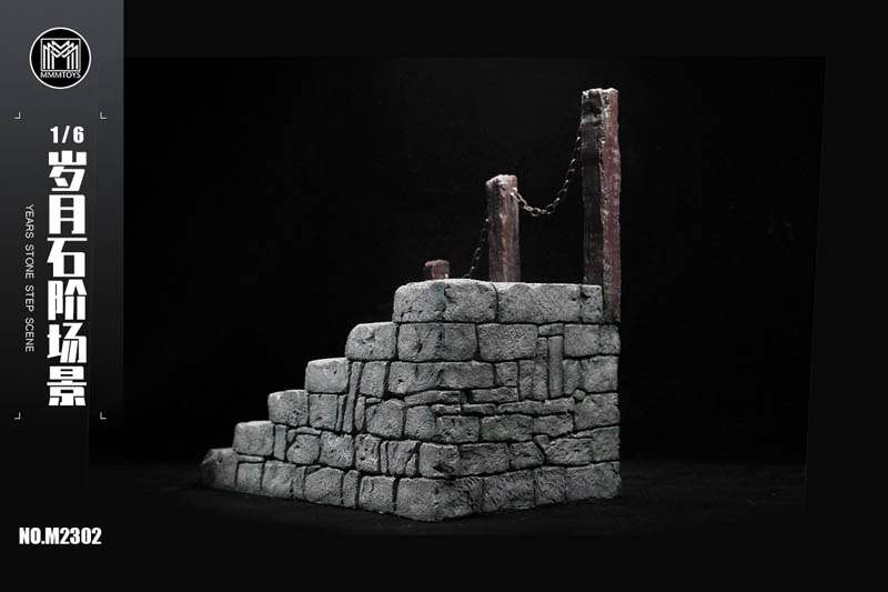 Stone Step Scene - MMM Toys 1/6 Scale Diorama Base