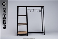 American Industrial Style Storage Rack - MMM Toys 1/6 Scale Diorama Accessory