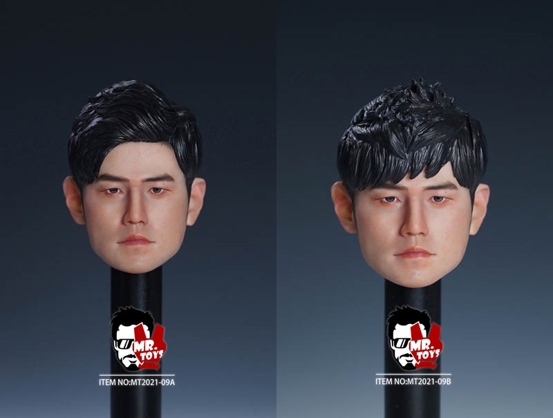 Chou Head Sculpt - Two Versions - Mr Toys 1/6 Scale Head Sculpt