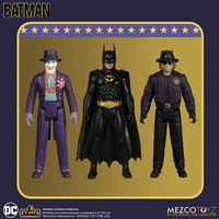 Batman 1989 Set - Mezco Five Points