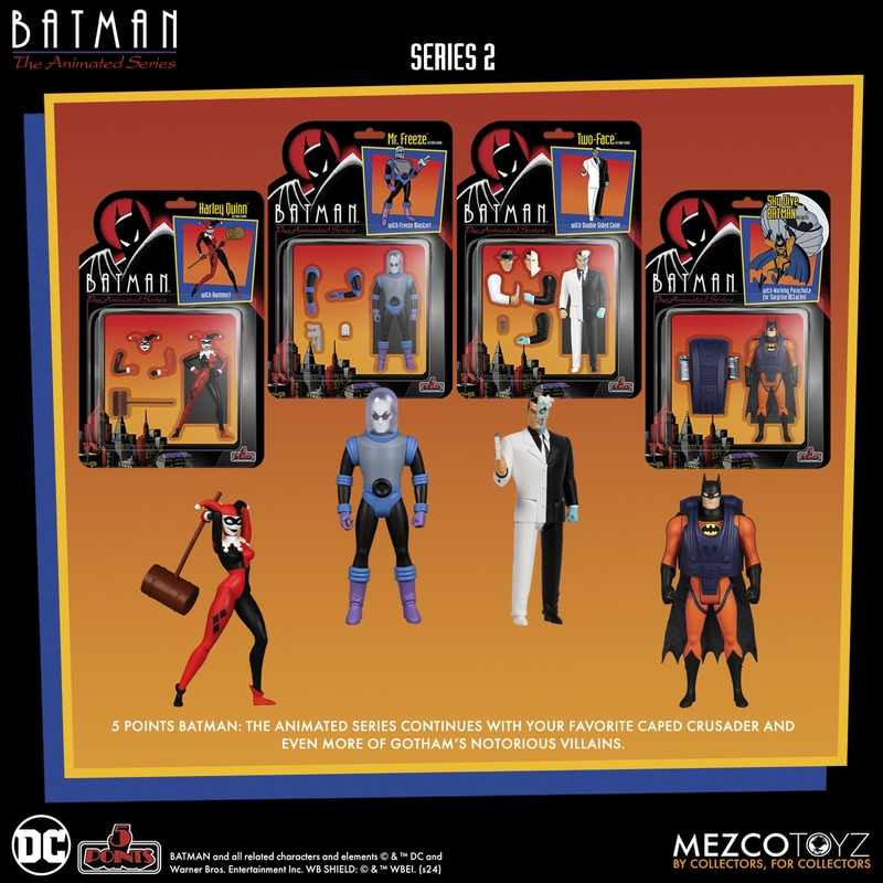 Batman: The Animated Series Set 2 - Mezco 5 Points Collectible