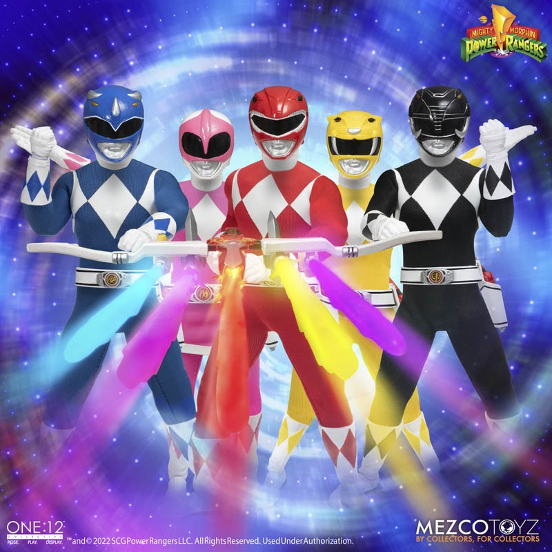 Mighty Morphin' Power Rangers Deluxe Boxed Set - Mezco ONE:12