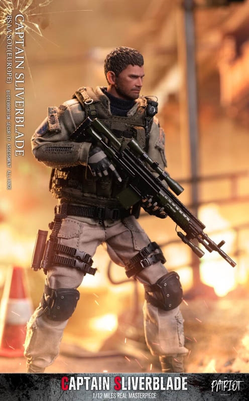 Captain Sliverblade BSAA SOU - Patriot Studio 1/12 Scale Figure