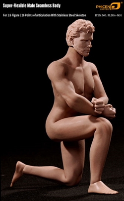 Super-Flexible Seamless Male Body - Phicen 1/6 Scale