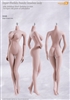 Super-Flexible Female Seamless Body in Pale (Large Bust) - Phicen 1/6 Scale