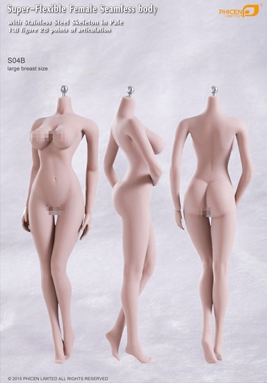 Seamless Female Body - Dainty-Pale-Medium Bust