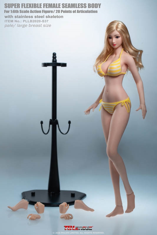 Anime Girl Super-Flexible Seamless Body with Head Sculpt - TB League 1/6 Female Body