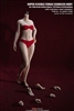 Small Bust Seamless Pale Body - No Head Detached Feet - TBLeague 1/6 Scale Figure