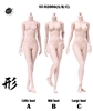 Superflex female body - Pale Version - Pop Toys 1/6 Scale Accessory