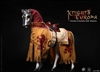 The Era of Europa War Silver Armor Horse - POP Toys 1/6 Scale Accessory