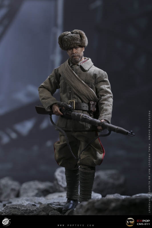 Soviet Sniper Golden Tooth - POP Toys 1/12 Scale Figure