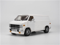 Economical Van in White - Ramen Toys 1/12 Scale Vehicle Accessory