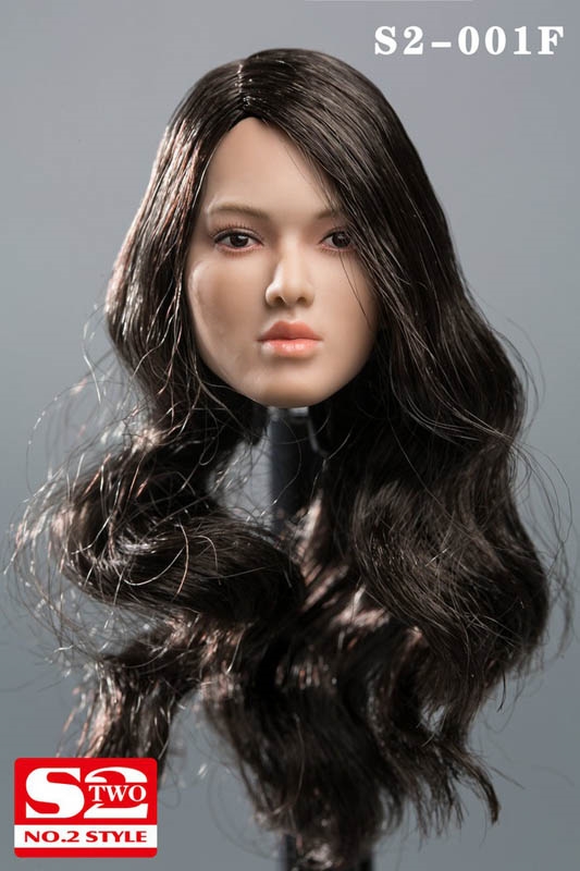 Female Heads - Version F - S2 Studio - 1/6 Scale Accessory