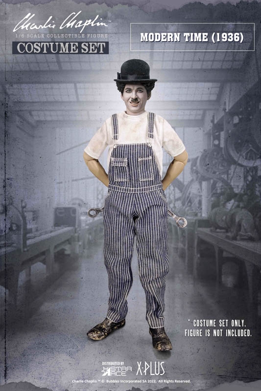 The Worker - Charlie Chaplin Costume Set B - Star Ace 1/6 Scale Accessory Set