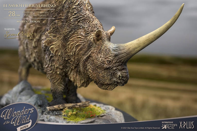 Elasmotherium Rhino (Brown Version) - Wonders of the Wild - Star Ace Vinyl Collectible