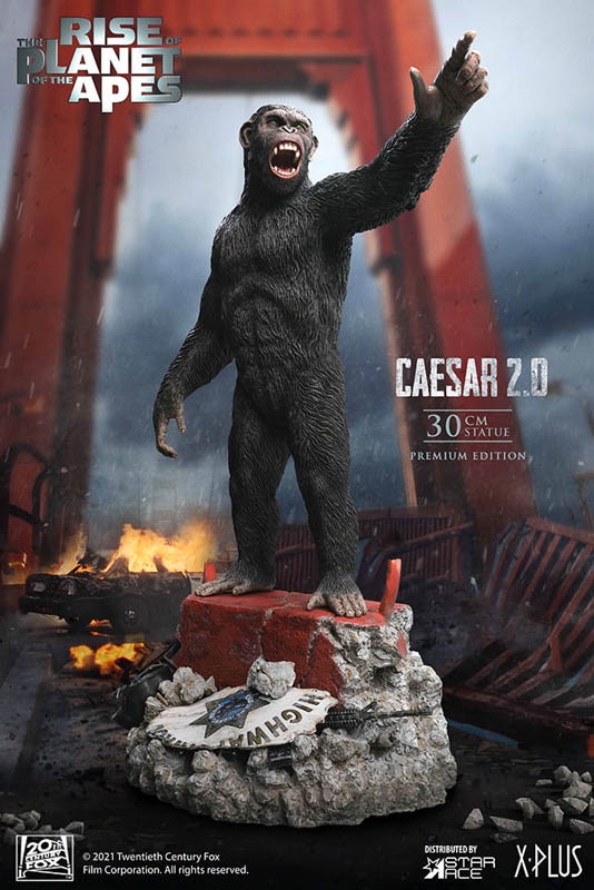 Caesar 2.0 Deluxe Version - Rise of the Planet of the Apes - Star Ace x X-Plus Polyresin Statue