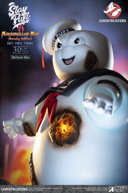 Stay Puft Marshmallow Man (Burning Edition) Deluxe - Star Ace Vinyl Collectible