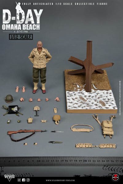 Sergeant - WWII US. 2nd Ranger Battalion - Soldier Story 1/12 Scale Figure