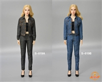 Ladies Denim Clothing Set - SG Toys 1/6 Scale Accessory