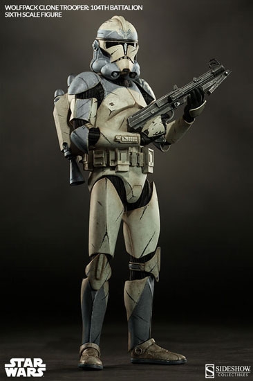 Sideshow Collectibles Battalion Clone Trooper Sixth Scale Figure - Star Wars:  The Clone Wars - The Compleat Sculptor