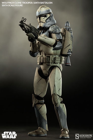 Sideshow Collectibles Battalion Clone Trooper Sixth Scale Figure - Star Wars:  The Clone Wars - The Compleat Sculptor