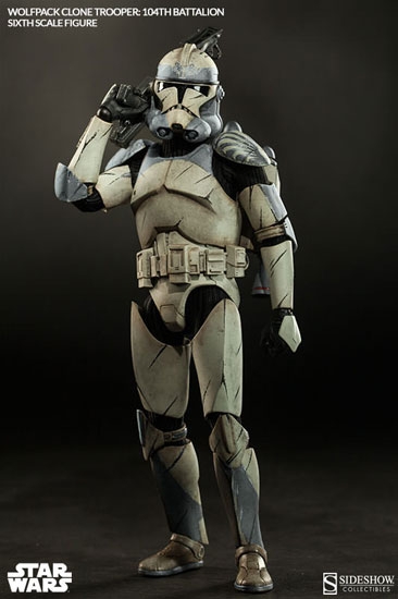 Sideshow Collectibles Battalion Clone Trooper Sixth Scale Figure - Star Wars:  The Clone Wars - The Compleat Sculptor