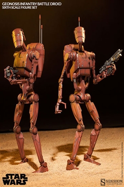 Geonosis Infantry Battle Droids - Sideshow Sixth Scale Figure Set - 100285