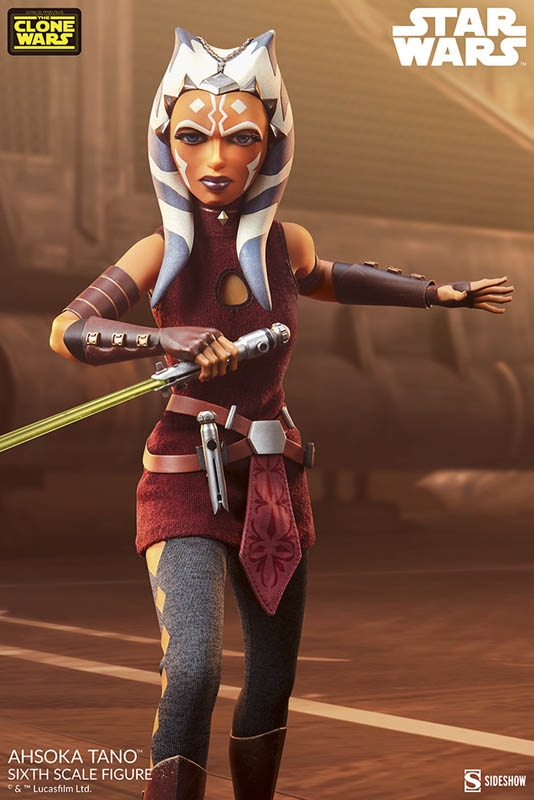 Ahsoka Tano - Star Wars: The Clone Wars - Sideshow 1/6 Scale Figure